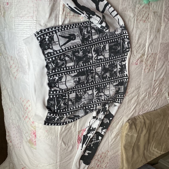 RARE VINTAGE 80s Elvis Presley Liberty Flyer Jailhouse Rock crew neck in white. - Picture 4 of 7